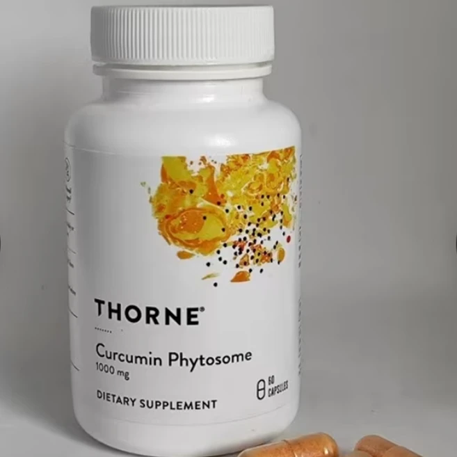 [1+1] Thorne Research 쏜리서치 60캡슐 커큐민 파이토솜 1000mg Curcumin phytosom, 60정, 2개 - 쿠팡