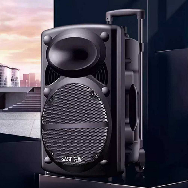 블루투스 대형 스피커 야외공연 앰프 오디오 행사용, 8인치 블루투스 스피커