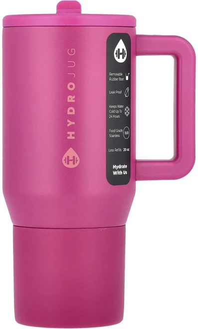HydroJug 트러블러 텀블러 하비스트 베리 20oz, HydroJug트러블러텀블러하비스트베리20oz, 1개 - 쿠팡