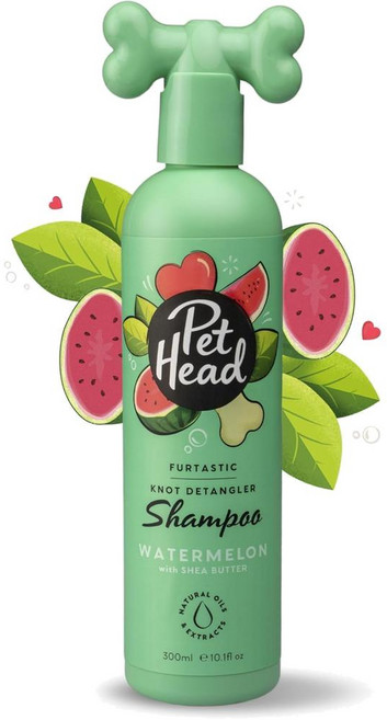 Pet Head Furtastic Dog Shampoo Watermelon Scent 펫헤드 퍼타스틱 도그 샴푸 워터멜론 향, 2개, 300ml