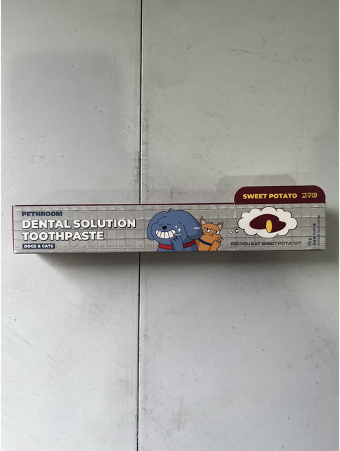 페스룸 반려동물 덴탈 솔루션 치약 스위트포테이토향, 60g, 1개