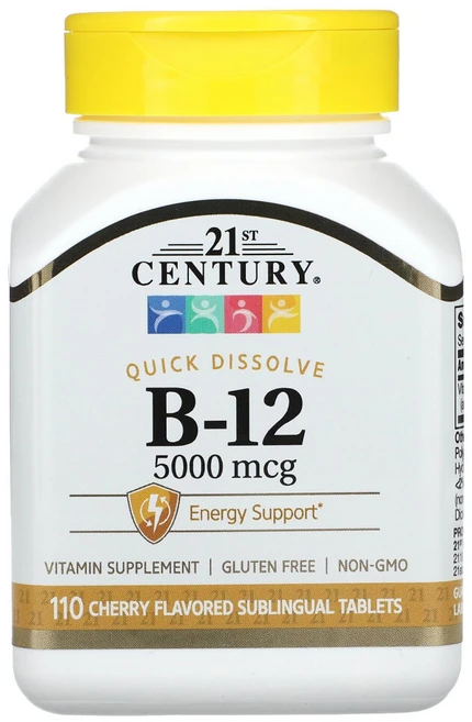 21세기 센트리 B-12 5000 mcg 110 설하정, 1개 - 쿠팡