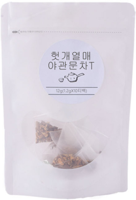 양원농장 삼각티백 건강차 국내산 헛개열매야관문차 10T, 1.2g, 10개, 1개