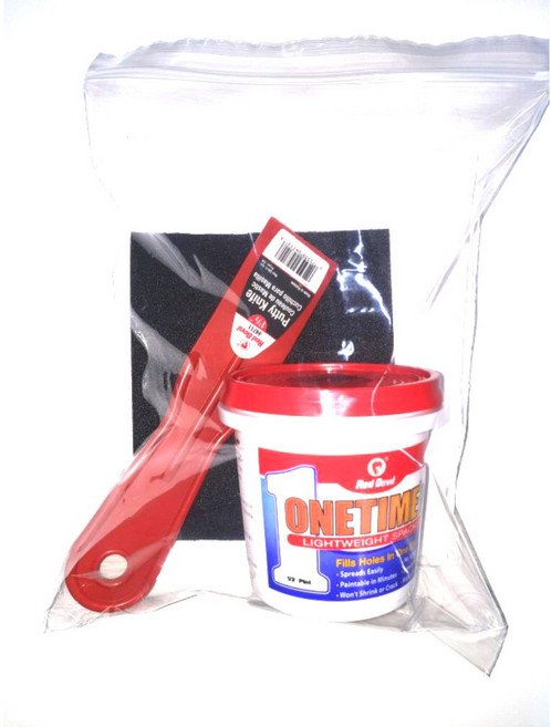 Reddevil 벽메꿈이세트/초보자도 쉽게 벽의 구멍을 메꿀 수 있게 구성된 제품/벽의 작은 구멍이나 크랙을 쉽게 보수가 가능한 메꾸미 세트/벽메꾸미/틈새충진메꿈이세트, 1개