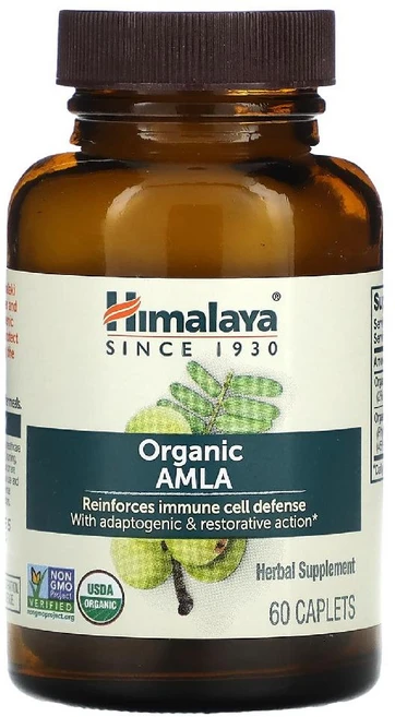 히말리야허벌헬스케어 암라 Amla 캐플렛 60정 Himalaya - 쿠팡