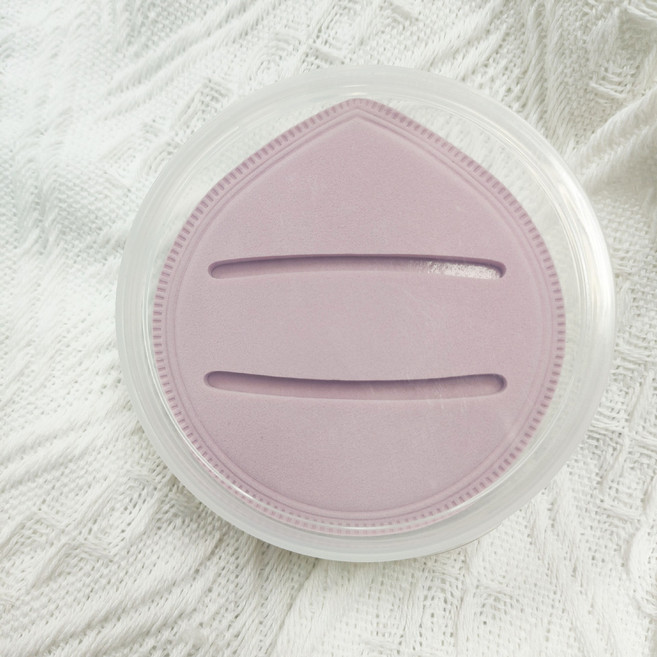 마카롱 색상의 대형 마시멜로우 쿠션 퍼프 과일 모양으로 물에 적시면 커지는 밀크 커피 색상의 부드러운 베이스 메이크업 전용 퍼프, 마카롱 컬러 에어쿠션 퍼프(핑크색 단일 박스 포장)