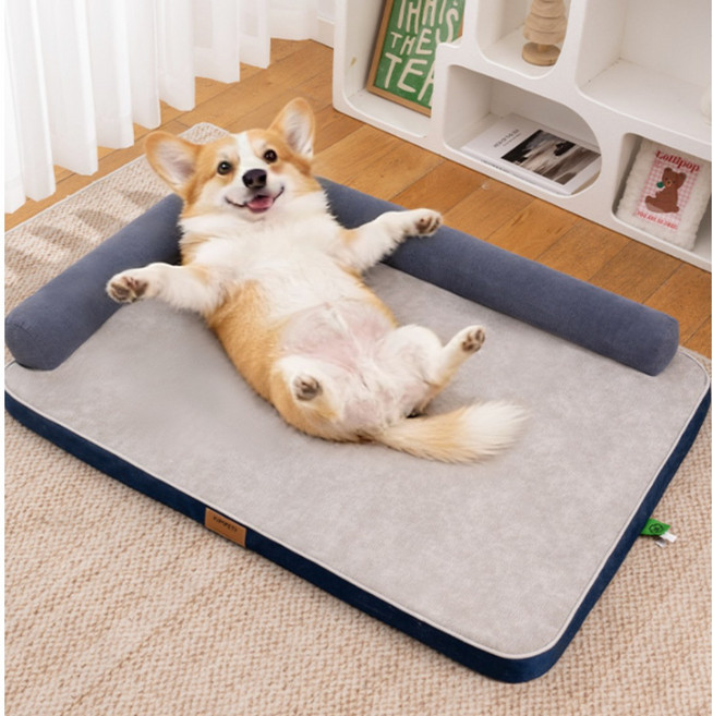 펫루미 푹신푹신 프리미엄 반려동물 방석, 1개, 루미블루