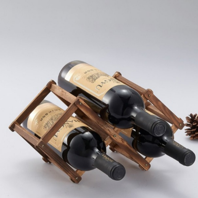 숍플랙스 원목 와인랙 2p, 3구, 2개