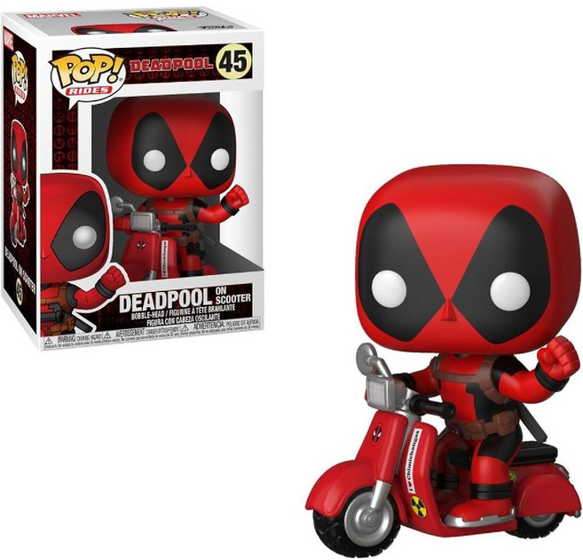펀코 팝 마블 데드풀 온 스쿠터 라이드 45 Funko Pop 피규어 굿즈