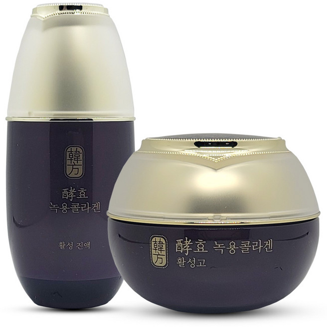 [정품] 수려한 녹용 콜라겐 2종세트(진액 에센스+활성고크림), 1개