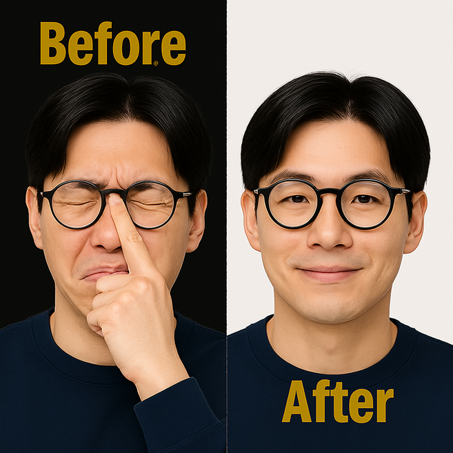 바하티 논슬립 소프트 안경 코받침 실리콘 패드 20P