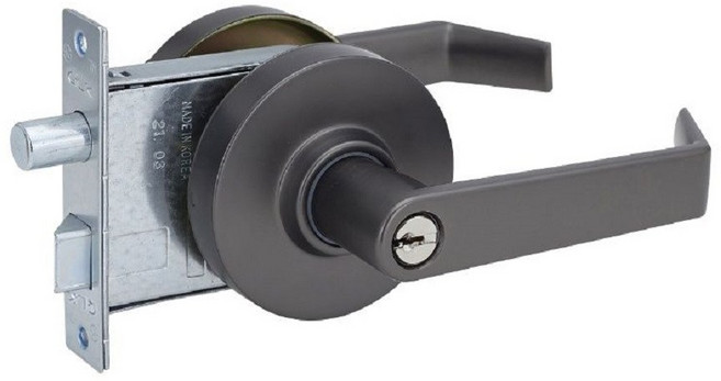 100% KS정품 방화인증 국산 현관 방화문 손잡이 원형 레버형, 쉴드EB, 1개