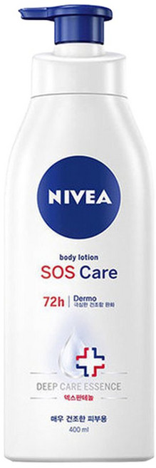 니베아 SOS케어 바디로션 400ml x 72h 극건조용, 72개