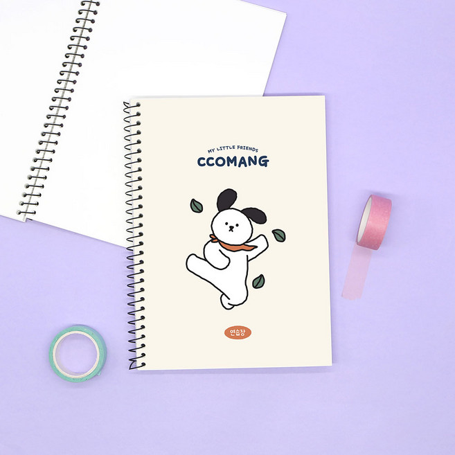 꼬망 미니연습장 3종 2개씩 6개 1세트, 1개