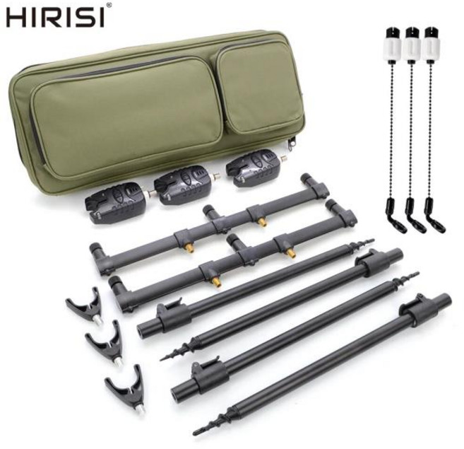 빙어낚시대 얼음낚시대 열기낚시대 Hirisi 잉어 낚싯대 포드 거치대 낚시 알람 및 스윙어 뱅크 스틱 버즈 바 액세서리, 01 BS31, 1개