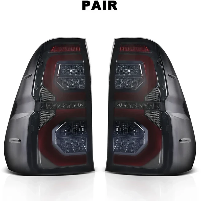 납품전문 토요타 하이럭스 레보 2015 2020 주행등 방향지시등 브레이크 후진등 12V 테일램프, 01 4 Function A