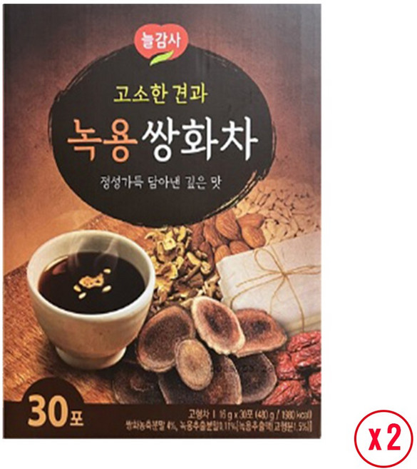 광야식품 녹용 쌍화차, 30포x2개, 16g, 30개입, 2개