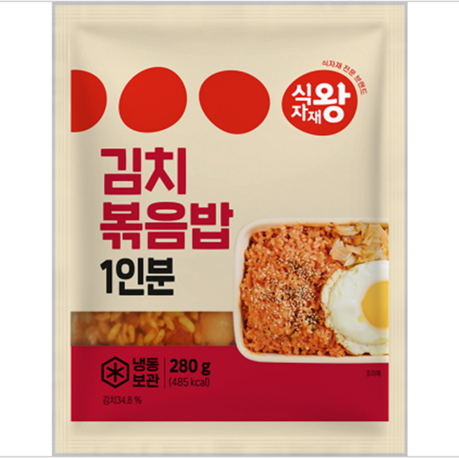식자재왕 김치볶음밥, 3개, 280g