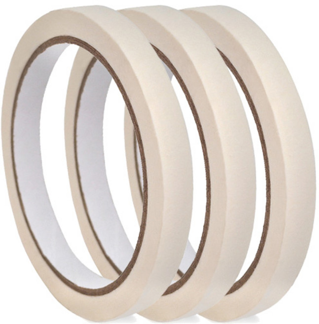 아이베란다 마스킹테이프 흔적없는 종이 테이프 10mm x 20M, 3개