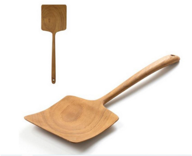 티크우드 뒤집개 [대] / 이영자 나무주걱 / 전참시, 1개