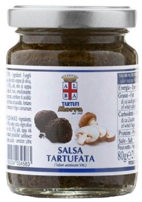 【AN歐式廚房】Tartufi Morra 阿爾巴 松露蘑菇醬（夏季 8%）80g, 1個