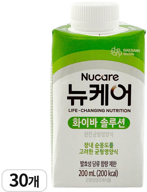 뉴케어 화이바 솔루션, 200ml, 30개
