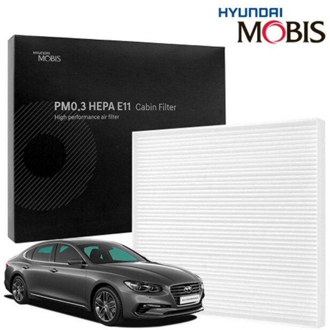 현대모비스 그랜저IG 에어컨필터 미세먼지 필터, 1개, 선택_3번, 1개입
