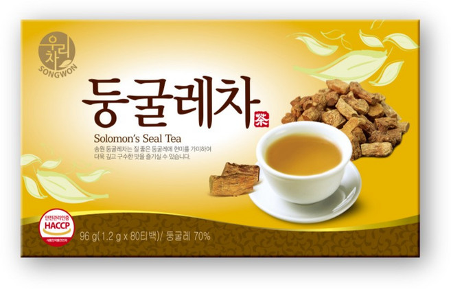 우리차 둥글레차 티백, 1.2g, 80개입, 1개