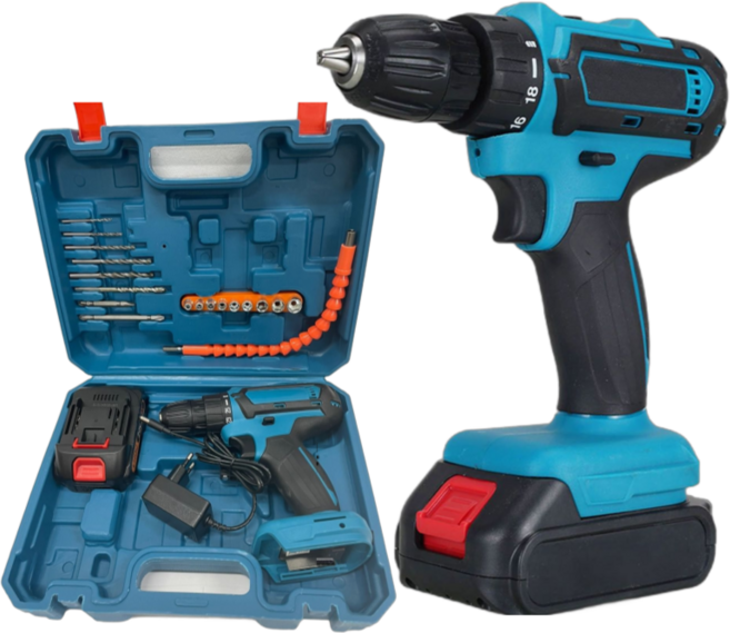 제로쿨 21V 전동드릴 세트, 1개