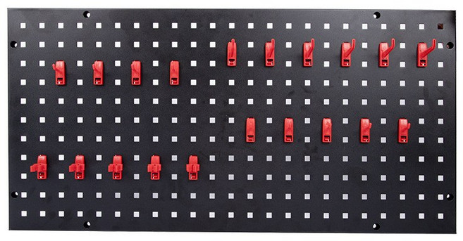 공구걸이 벽부착 타공판 거치대, 1개