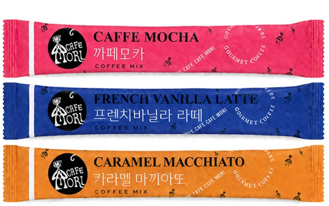 [마시자몰] 쟈뎅 까페모리 종합 20개씩 카라멜 마끼아또 + 프렌치 바닐라라떼 + 카페모카