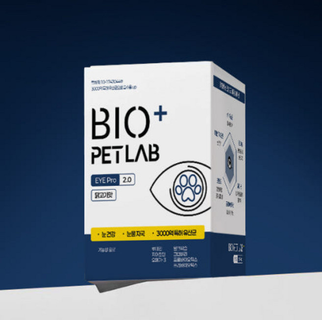 바이오펫랩 아이프로 강아지 눈 영양제 특허 유산균 사균 루테인 눈물자국, 1개, 눈물개선/눈건강+장건강, 180g