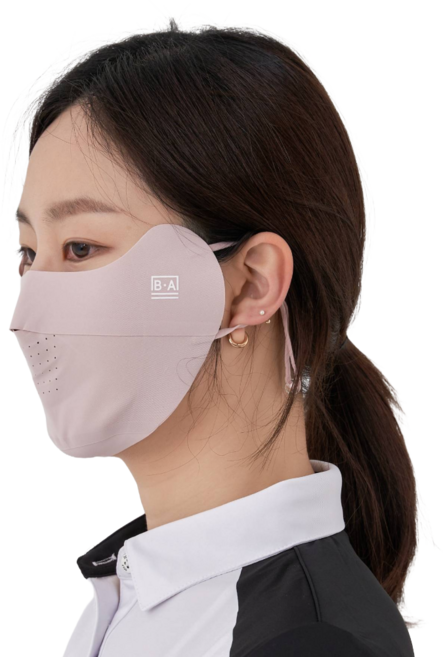 708090 비안 UV차단 스포츠 마스크, 핑크