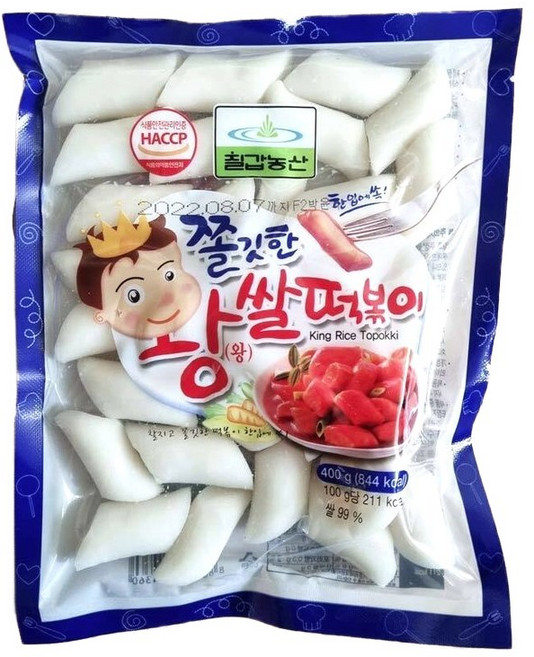 왕쌀떡볶이, 400g, 4개