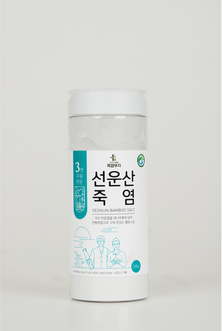 죽염부자 3번 구워만든 선운산죽염, 200g, 1개