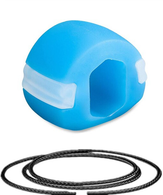 턱라인 운동기 페이셜 근육 토너 트레이닝 피트니스 볼 노화 방지 식품 등급 실리카 얼굴 뺨 리프팅 슬리밍, 01 파란