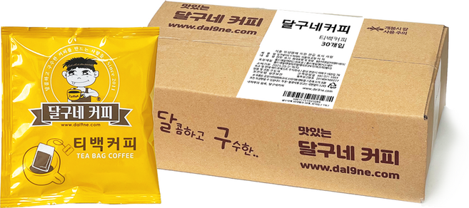 달구네커피 티백커피 질소충진으로 365일 신선하고 간편하게 즐기세요., 30개, 30개입, 1개