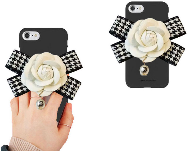 갤럭시 와이드6 SM-A136S --로말몰리-뷰티수- 손가락 걸이 거치대 핑거톡 실리콘 젤리 범퍼 휴대폰 케이스