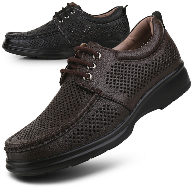 보이센스 소가죽 남자 컴포트화 펀칭 디테일 슈즈 캐주얼 정장 남성화 단화 근무화 효도화 더비 슈즈 남성 구두 옥스포드