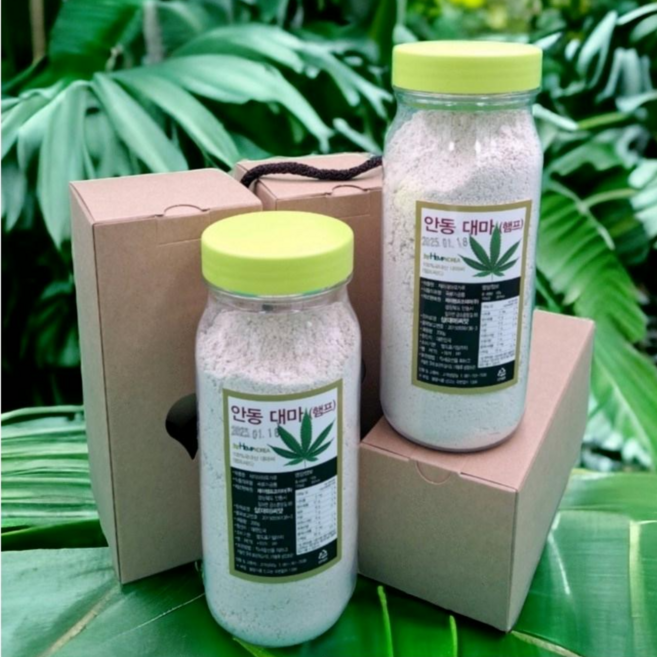 국산 햄프씨드 가루 100% 대마특구 안동 햄프씨드 가루, 1통, 200g