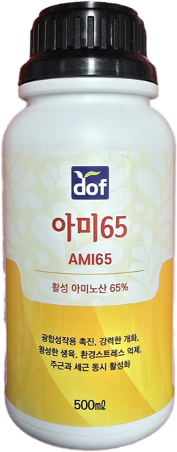 아미65 500ml 고농도 아미노산제 저온 피해 수세 회복 생육촉진 뿌리강화 전작물용 식물활력제 도프, 1개