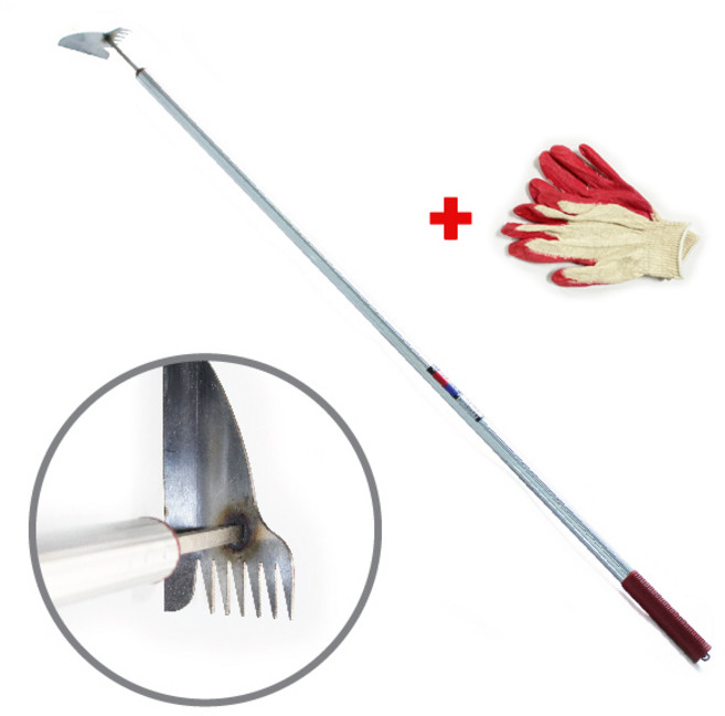 한국농자재 제비 뒷뿔 서서호미 장(풀뿌리 뽑는 잡초제거 장호미), 1개