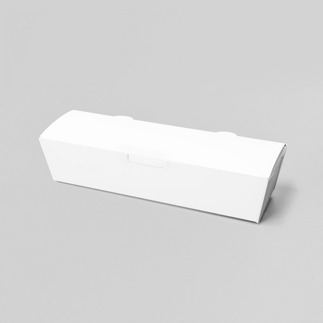 제이팩토리 일반 김밥 1줄 도시락 종이 일회용 도시락 백색, 1세트, 800개