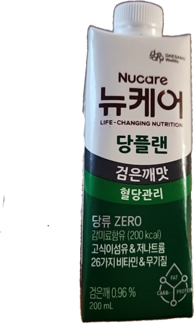 뉴케어당플랜 영양식 검은깨맛, 200ml, 24개