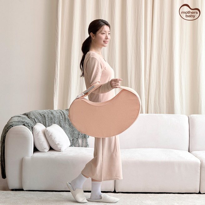 마더스베이비 수유쿠션 와플, 세이지