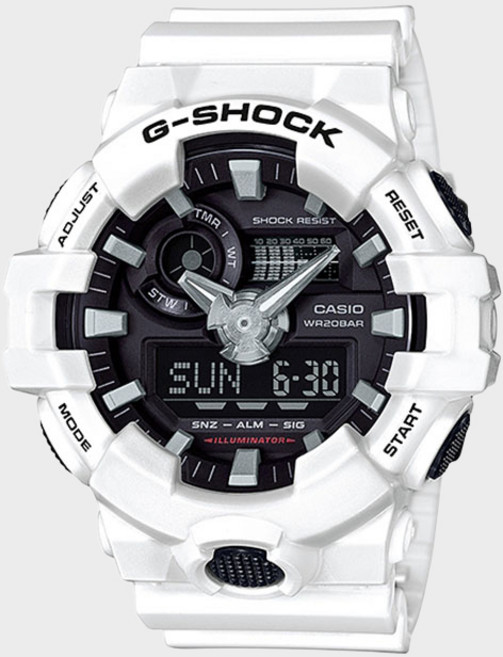 G-SHOCK 지샥 GA-700-7A 화이트 빅페이스 아웃도어 군인시계