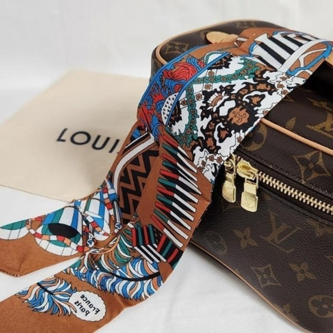 기타 가방 손잡이 브라운 스카프 방도 손수건 명품가방 꾸미기