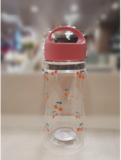 모던하우스 베리래빗 심플한 키즈 핸들물병, 체리, 500ml, 1개