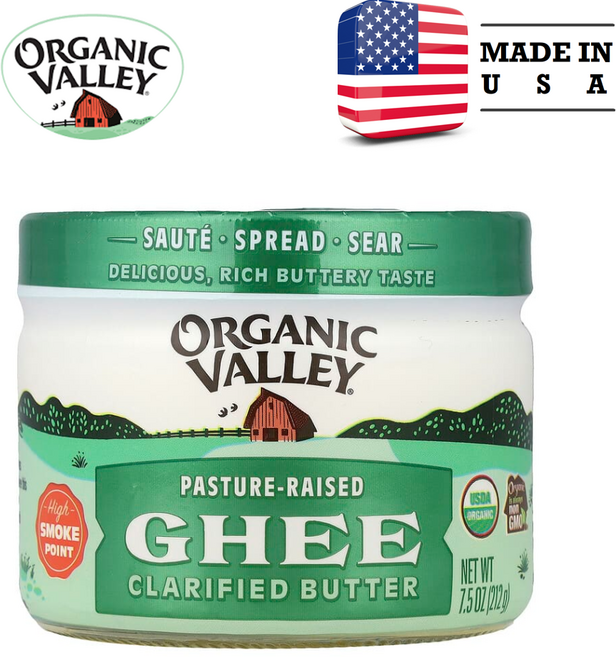 Organic Valley GHEE 기 정제 버터, 368g, 1개