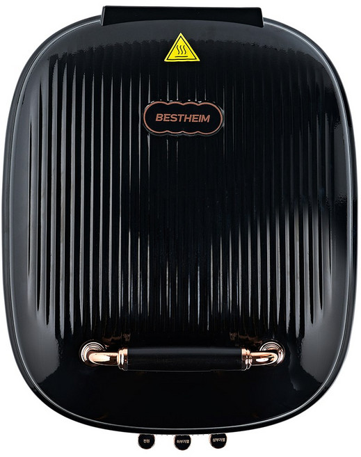 더블몬스터 초대형 양면 그릴팬 전기그릴 양면팬 통구이 아이큐샵, 블랙(38x31x18)